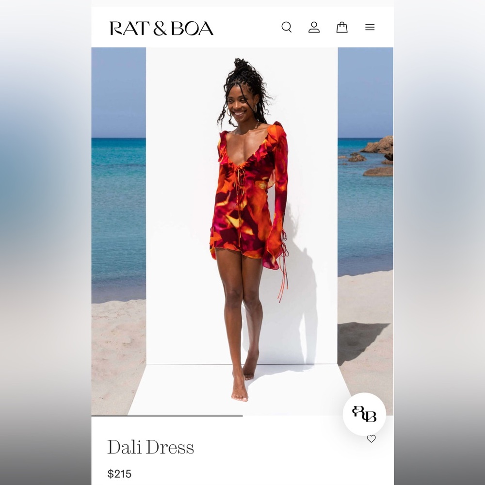 Rat and Boa Dali dress